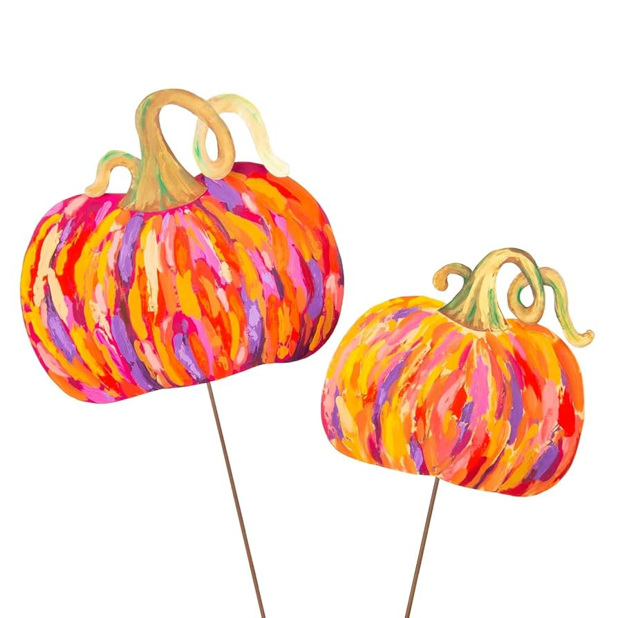 The Round Top Collection - Artful Pumpkins, S/2 | Amazon (US)