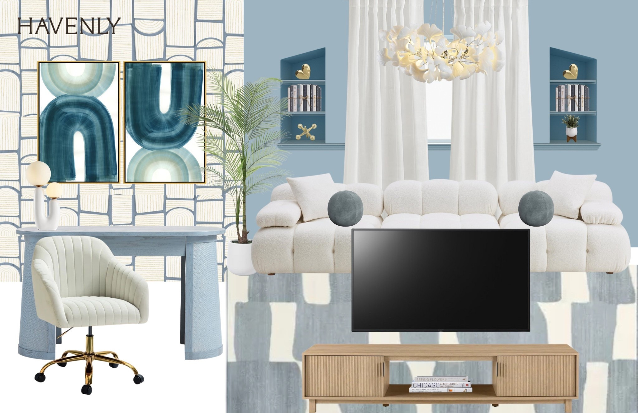 Chic & Chill: Teen Lounge: Concept Design Option 2

#LTKHome #LTKKids #LTKStyleTip