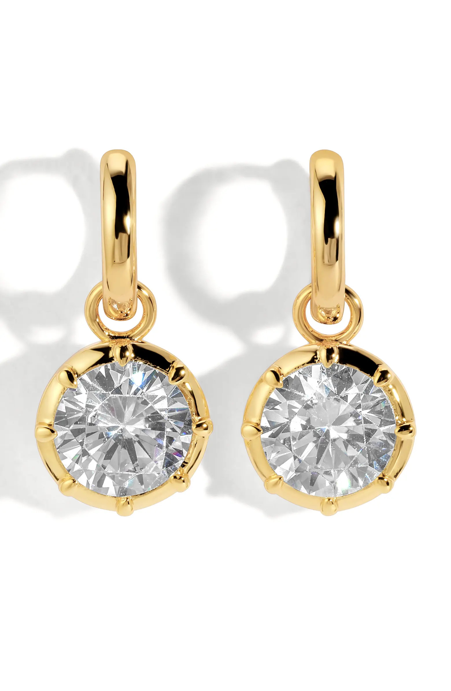 Grande Celeste Charm Huggie Hoop Earrings | Nordstrom