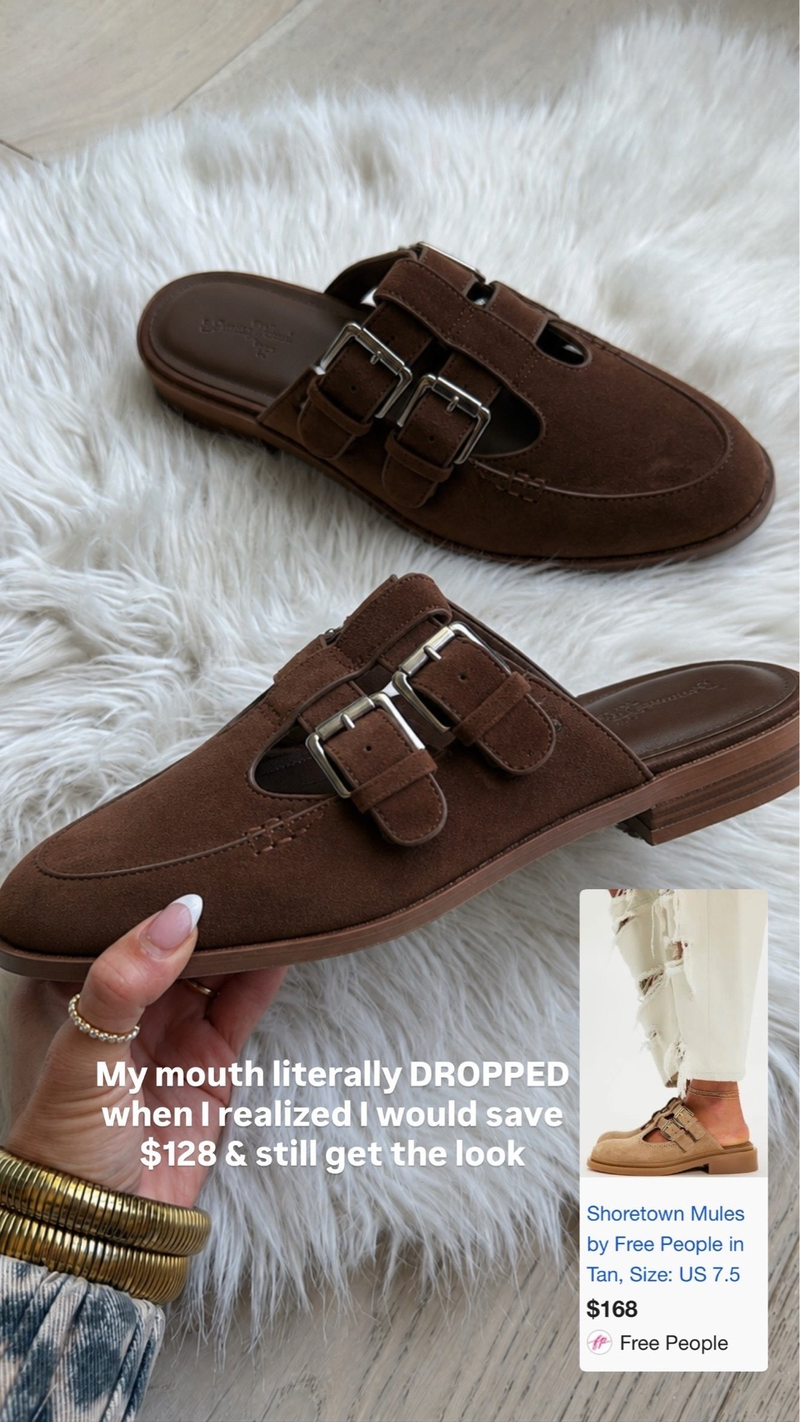 🤍These target mules look IDENTICAL to the Free People ones but I save $128!!!! 🙏🏼 

Comes in another colorway too!

#LTKdayinmylife #LTKgrwm #LTKootd