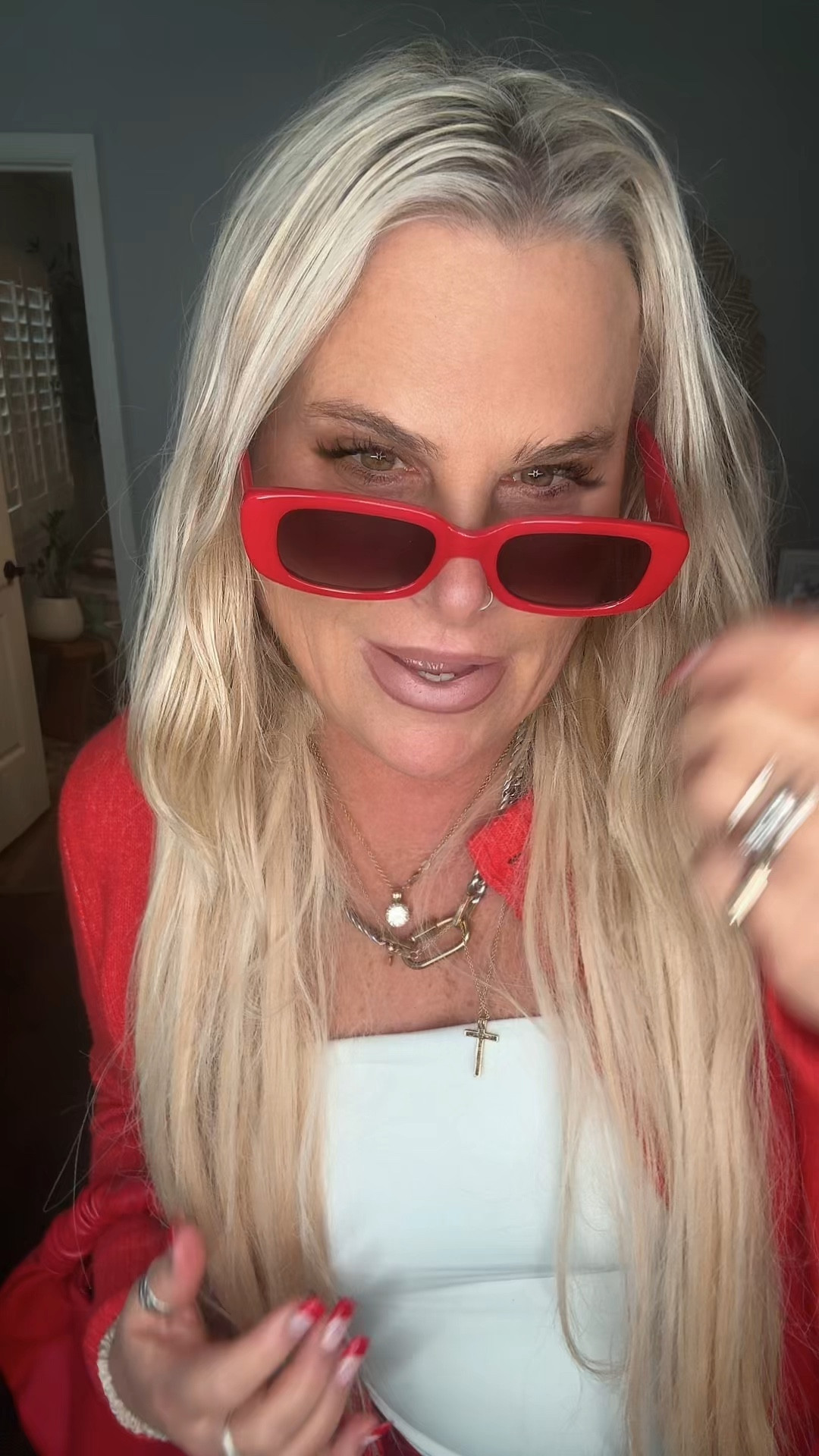 if you would’ve asked me back in the day if I would’ve worn already, I would’ve definitely said no I always wanted to wear black to sort of camouflage my curves but now that I am 54. I probably wear whatever I want and Red is just a statement and makes you feel so confident and sexy. ❤️

#LTKOver40 #LTKStyleTip #LTKHoliday