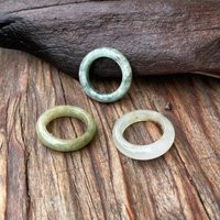 Jade Ring Band Love Stone Jewelry Sz 5 | Etsy (US)