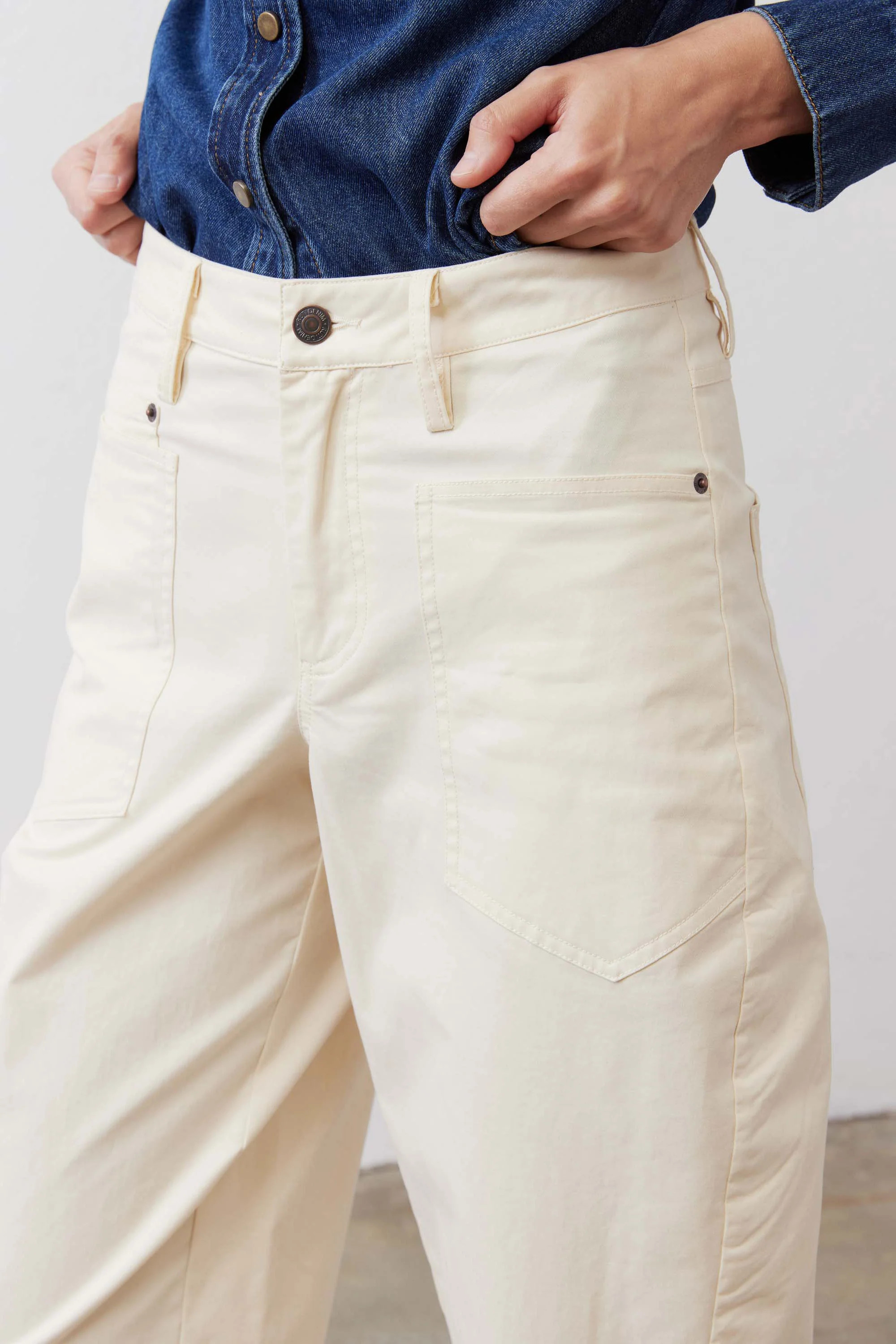 The Slouchy Soft Twill Pants | Ruti