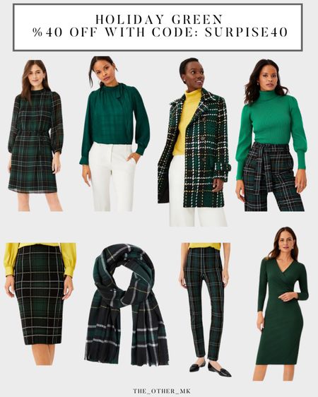 Holiday green fashion finds from Ann Taylor!

#LTKSeasonal #LTKstyletip