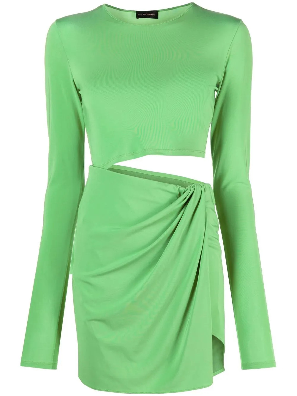 THE ANDAMANE long-sleeved cut-out Mini Dress - Farfetch | Farfetch Global