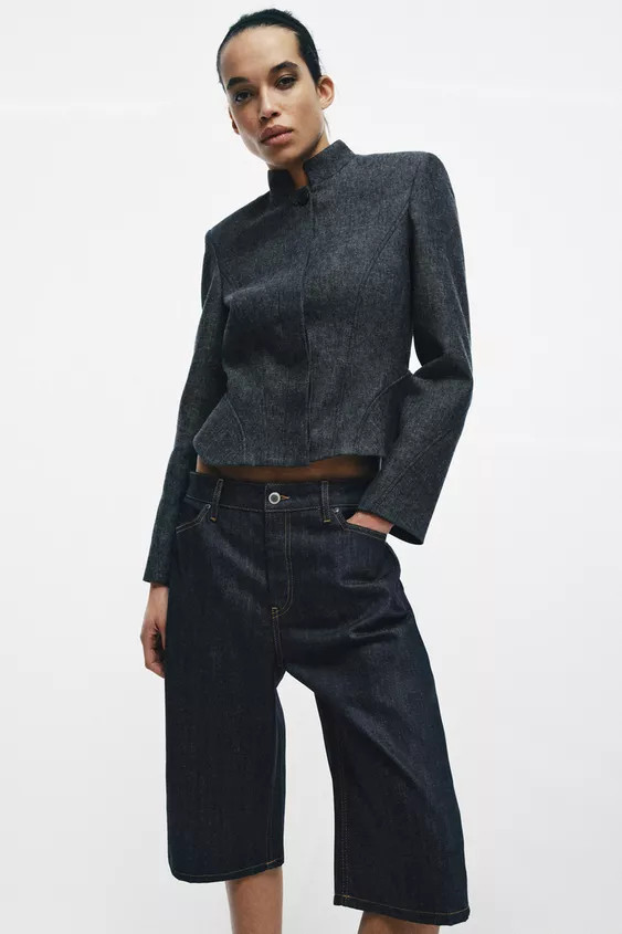 ZW COLLECTION DENIM SHORTS | Zara US