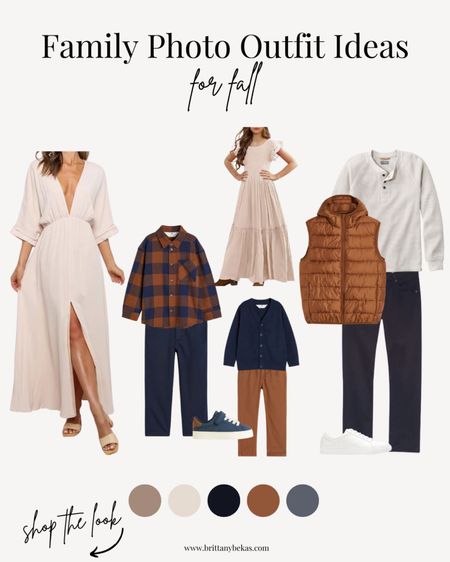 All the fall color vibes. A neutral family photo outfit idea for fall. 

Great for photos at a park, forest preserve, the mountains or a field. 

Fall family photo outfits - family picture outfits - family photo dress - cream dress - men outfits - family outfits - toddler outfit - amazon dress - fall outfits - family pictures 

#LTKstyletip #LTKkids #LTKfamily