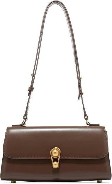 Small Purse Leather Bags For Women: Black Shoulder Handbags Crossbody Bag - Chic Everyday Adjusta... | Amazon (US)