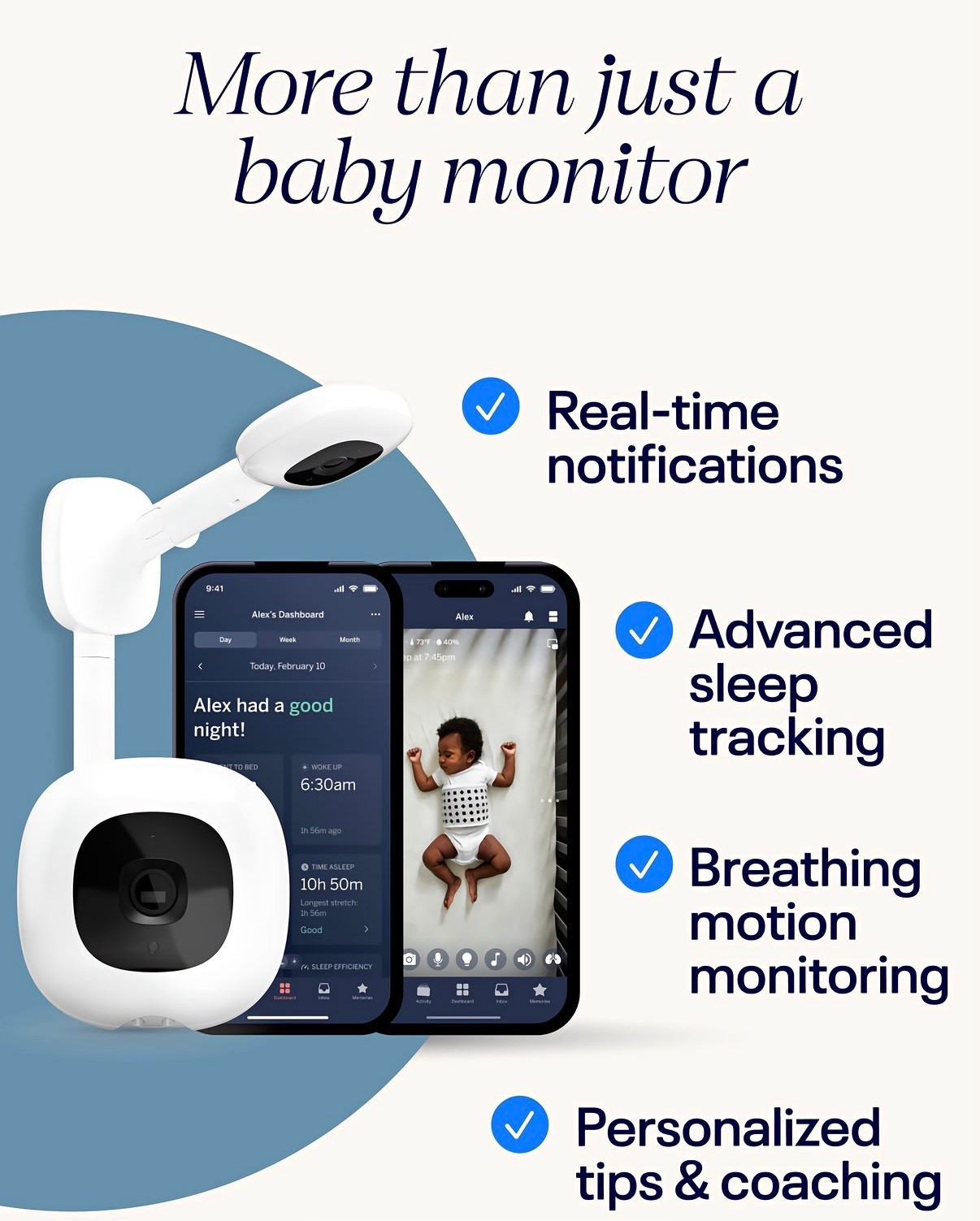 Have and LOVE the nanit! Been using it for over 2 years now and love it!! It’s on SALE right now🙌🏼

The best seller bundle is on sale right now for 15% OFF which is a great deal - they rarely ever go on sale 🎉 this includes the camera, the stand of your choice for the camera (floor stand or wall mount), the travel stand and travel case, as well as the breathing band which helps track and monitor baby’s breathing and sleep as night and alerts you if something is wrong - this has given me such peace of mind as a mama which I needed 🫶🏼 it tracks everything for you and even has a sound machine built in to it and a night light so it’s really like in all in 1 device - baby monitor, sound machine, night light and owlet type baby breathing device all in one 👏🏼👏🏼👏🏼 also works great with multiple cameras if you have more kids or want more down the road!!! 

#babymonitor #monitor #baby #newborn #babyregistry #registry #infant #nursery #nurseryitems #babyitems #babyproducts  #toddler #kids #kid #nuna #mom #mama #momlife #sale #majorsale #salealert #deal #dealoftheday #getnanit @get_nanit 

#LTKmomlife #LTKSaleAlert #LTKBaby

#LTKmomlife #LTKSaleAlert #LTKBaby