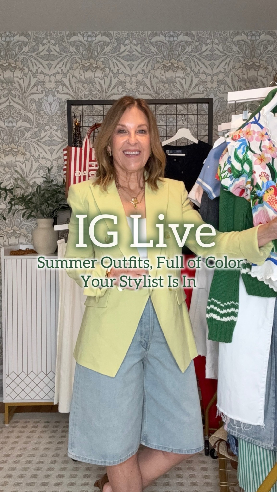 Today’s live is all about color! 

I love neutrals and I know a lot of you do too. Plus I love basics. We all need them in our wardrobe. Today I’m showing how we can wear color & mix them in with our neutrals to make our outfits more interesting.

#LTKOver40 #LTKSeasonal #LTKootd