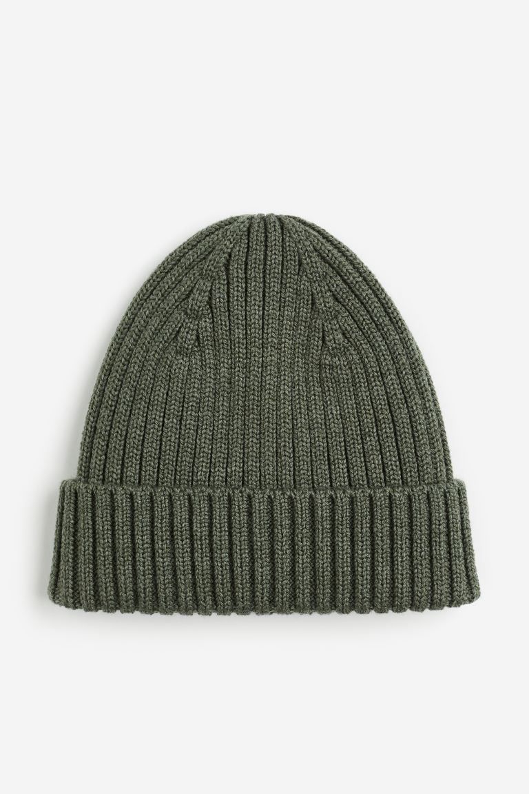 Wool Hat - Dark green - Kids | H&M US | H&M (US + CA)