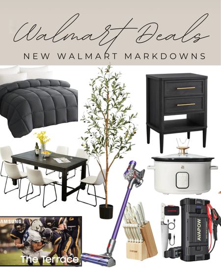 Major deals and savings at Walmart.! We love our outdoor tv and it’s in major sale.  Our crockpot and Dyson are also on sale that night stand is so cute and is only $78 and the down comforter is only $25!

#LTKfindsunder50 #LTKhome