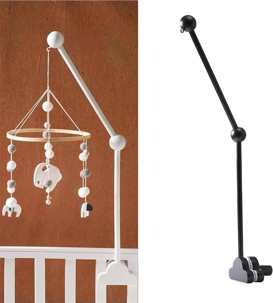 Hanging Wooden Baby Crib Mobile Arm, Baby Mobile Holder Arm, Mobile Arm for Crib, Strong Slip Att... | Amazon (US)