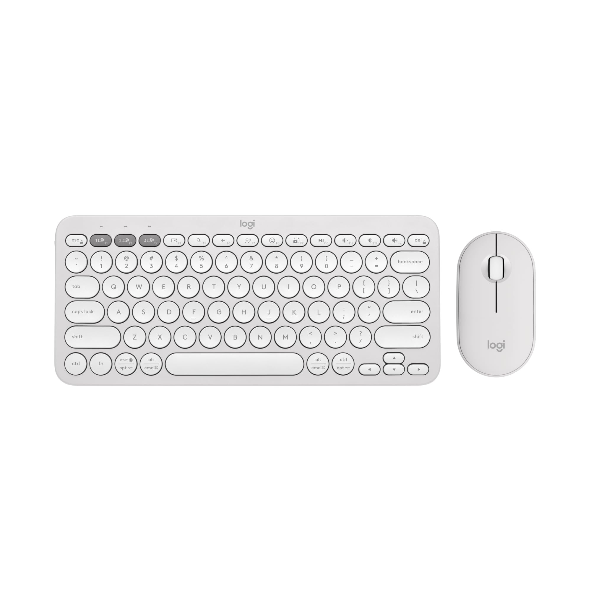 Logitech Pebble 2 Combo, Wireless Keyboard and Mouse, Quiet and Portable, Customizable, Logi Bolt... | Amazon (US)
