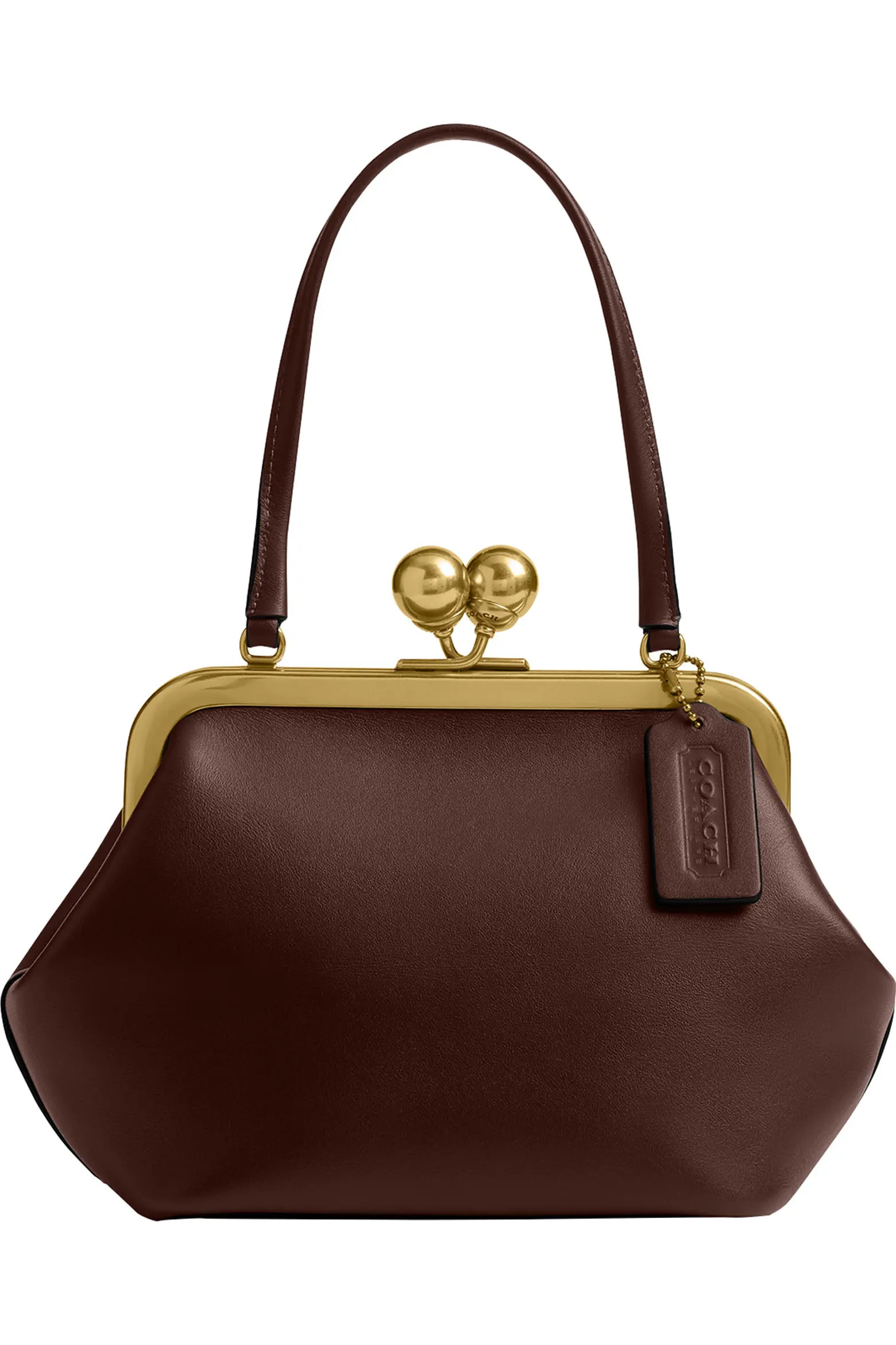 Kisslock Frame Leather Bag (Women) | Nordstrom | Nordstrom