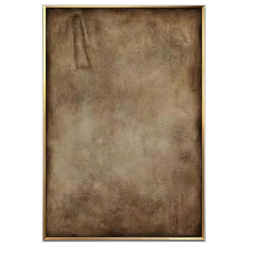Beige Wabi-Sabi Wall Art Brown Texture Painting Neutral Minimalist Painting Textured Canvas Art A... | Amazon (US)