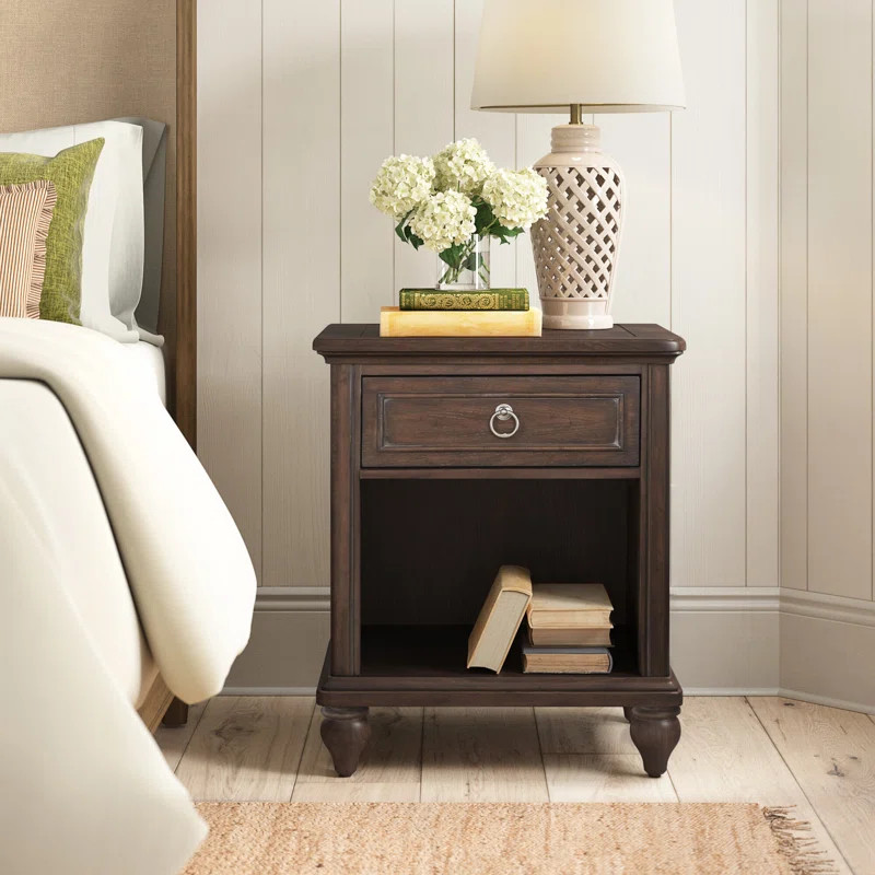 Dansville Solid + Manufactured Wood Nightstand | Wayfair North America