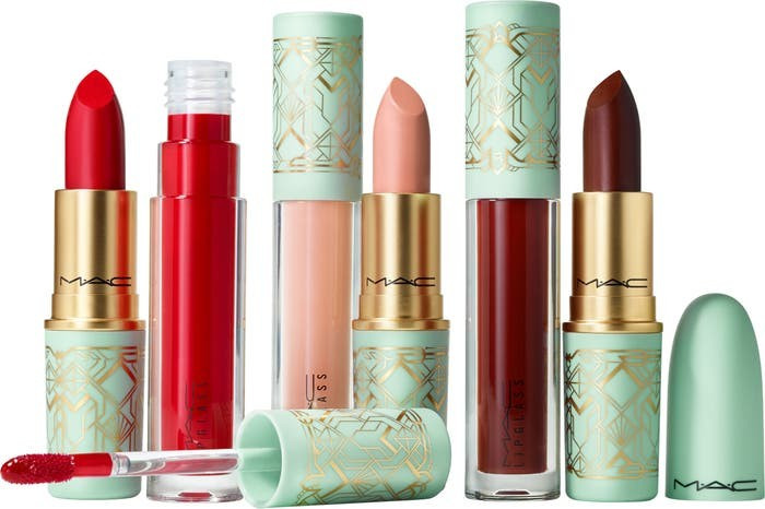 MAC Hollywood Secrets Lip Vault Lipstick & Lip Gloss Set-$108 Value | Nordstrom