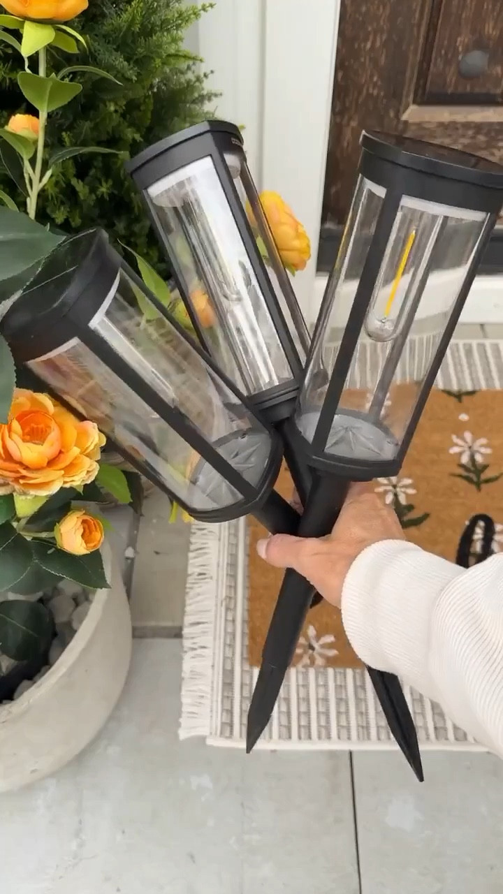 The solar pathway lights have changed the overall look and feel of our house at night! They’re waterproof, solar powdered, and come in a pack of 8 for $42 right now for the Amazon Big Spring Sale!! They provide the prettiest warm light that makes our walkway visible at night, and our small patio cozy! 

#LTKHome #LTKSaleAlert