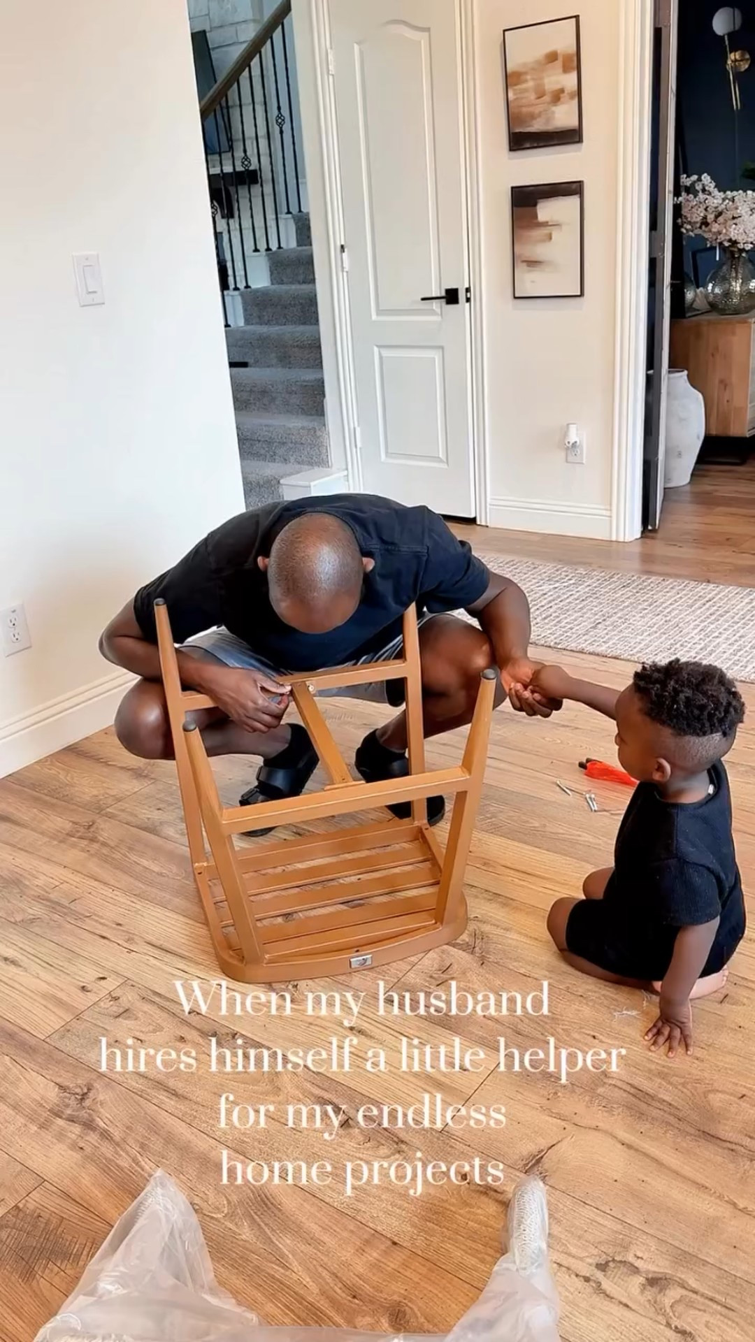 His own helper 😢🥰🥰

#homemaking #homedecor #homedesign #fatherson #fatherandson #fatberhood #family #fyp #lifestyle #boymom