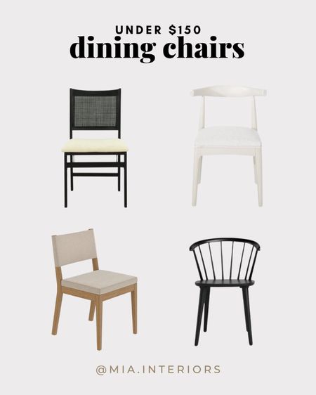Dining chairs for any style. 🪑

#LTKFindsUnder50 #LTKStyleTip #LTKHome