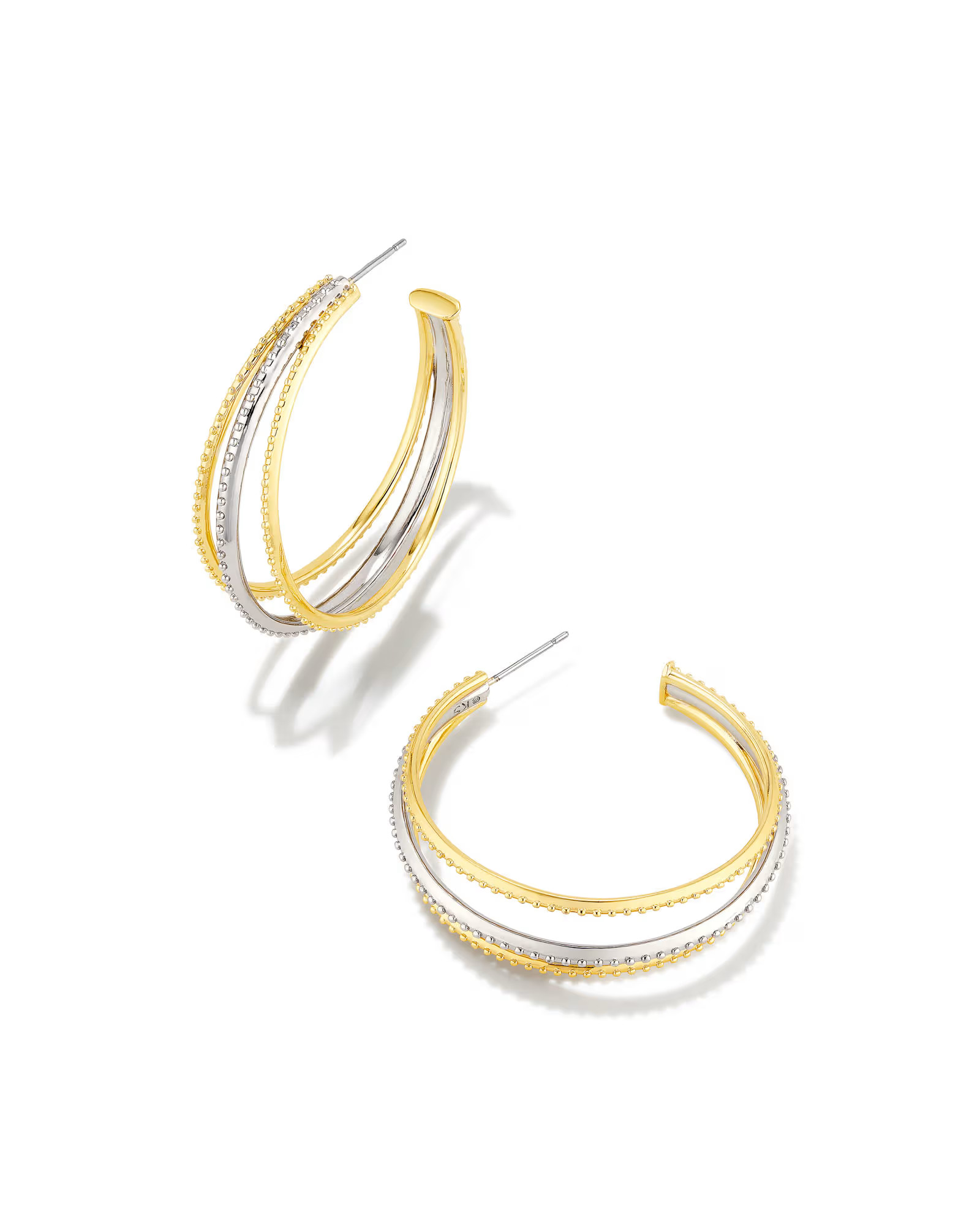 Dana Hoop Earrings in Mixed Metal | Kendra Scott