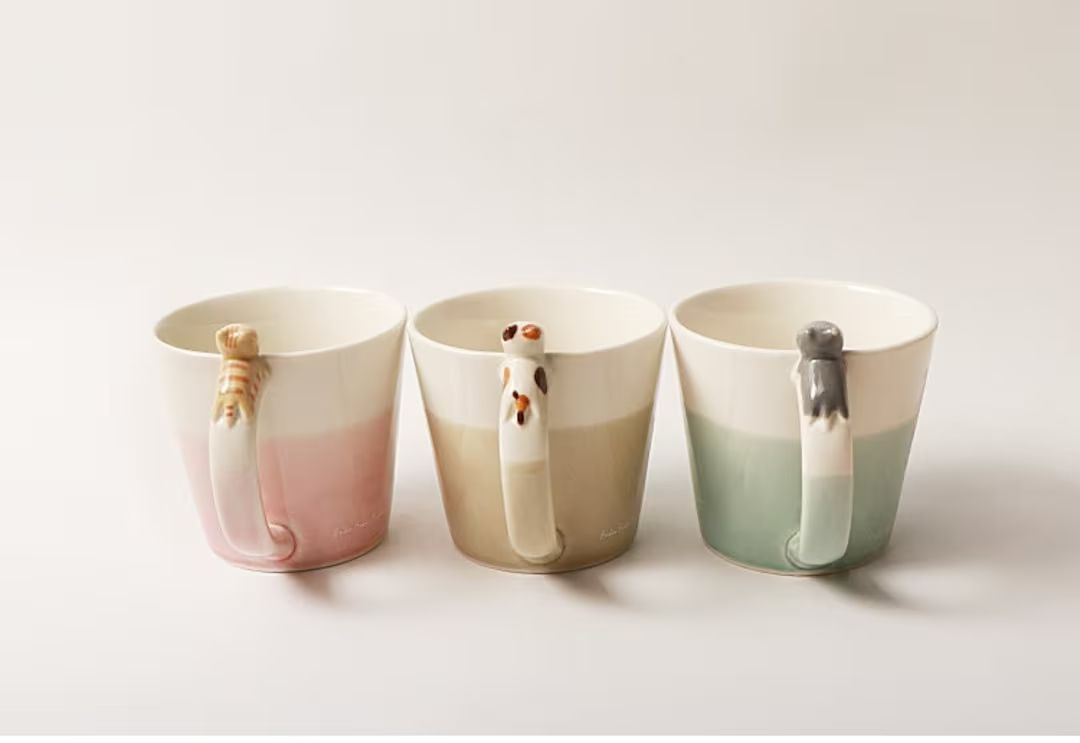 Ceramic Cat Mug Handmade, Kawaii Mug For Cat Lover, Cat Themed Gifts, Cute Mug For Crazy Cat Lad... | Etsy (US)