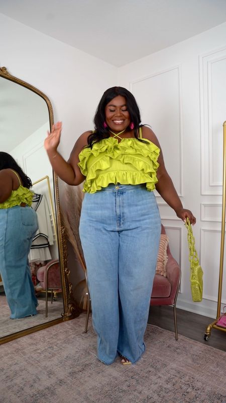 Shop Eloquii’s sale up to 50% off with code EQLONGWKND! This green ruffle top is only $29✨

plus size fashion, travel outfit, vacation outfit inspo, ruffle crop top, plus size top, sale alert

#LTKFindsUnder50 #LTKPlusSize #LTKSaleAlert