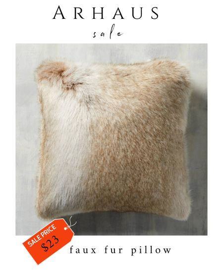 Arhaus faux fur pillow sale

#LTKVideo #LTKSaleAlert #LTKHome