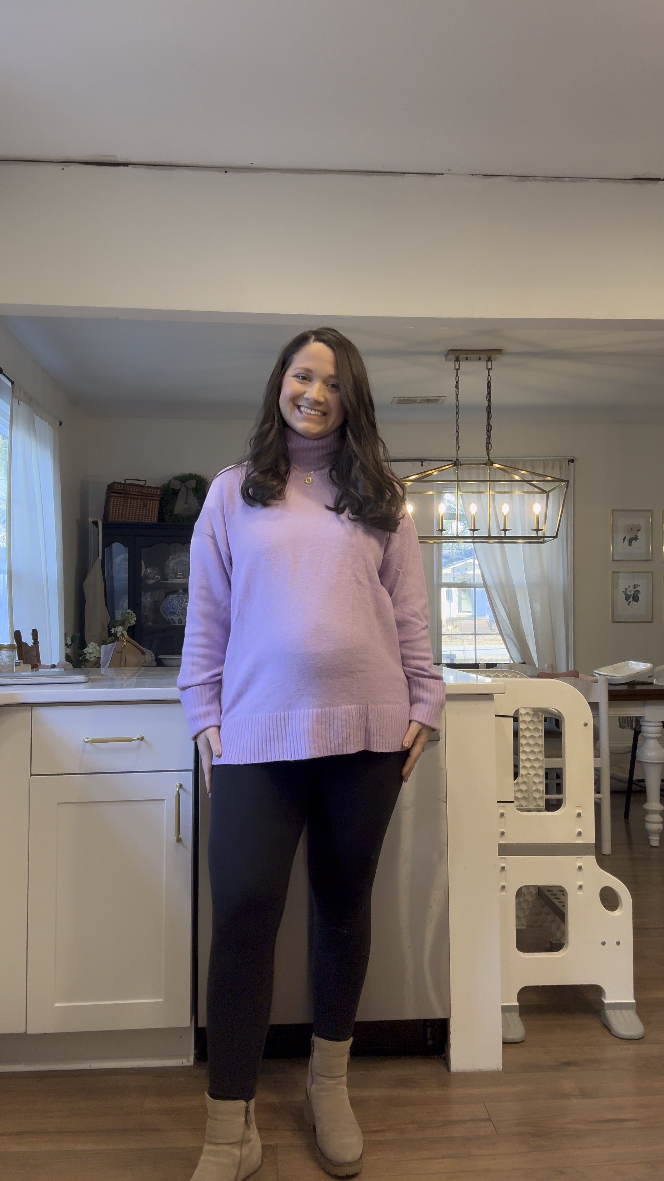 Winter ootd. Pregnant outfit 
