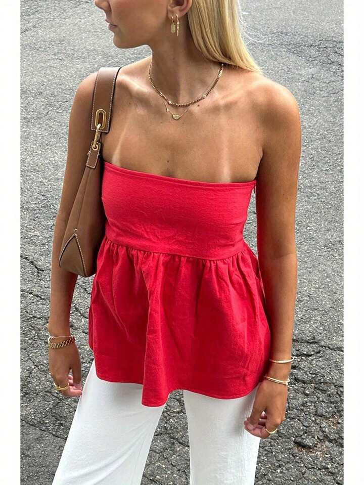 tube top  | SHEIN