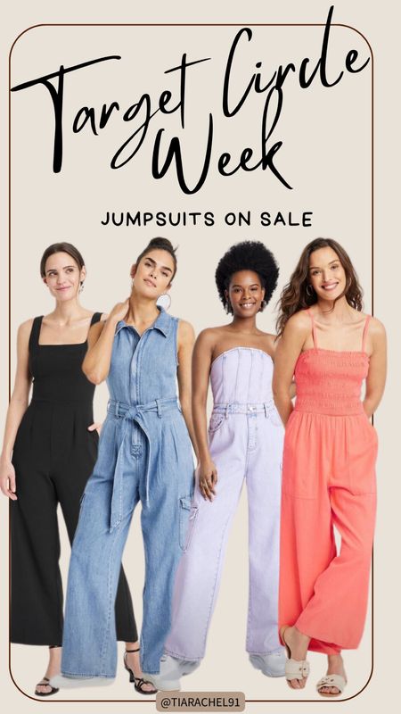 Jumpsuits all 30% off for Target circle week 

#LTKsalealert #LTKfindsunder50 #LTKxTarget