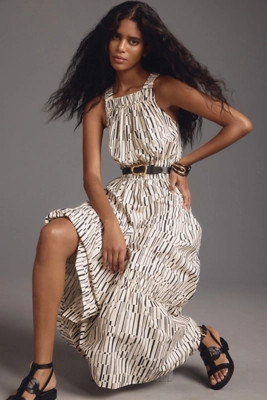 The Somerset Maxi Dress: Poplin Halter Edition | Anthropologie (US)