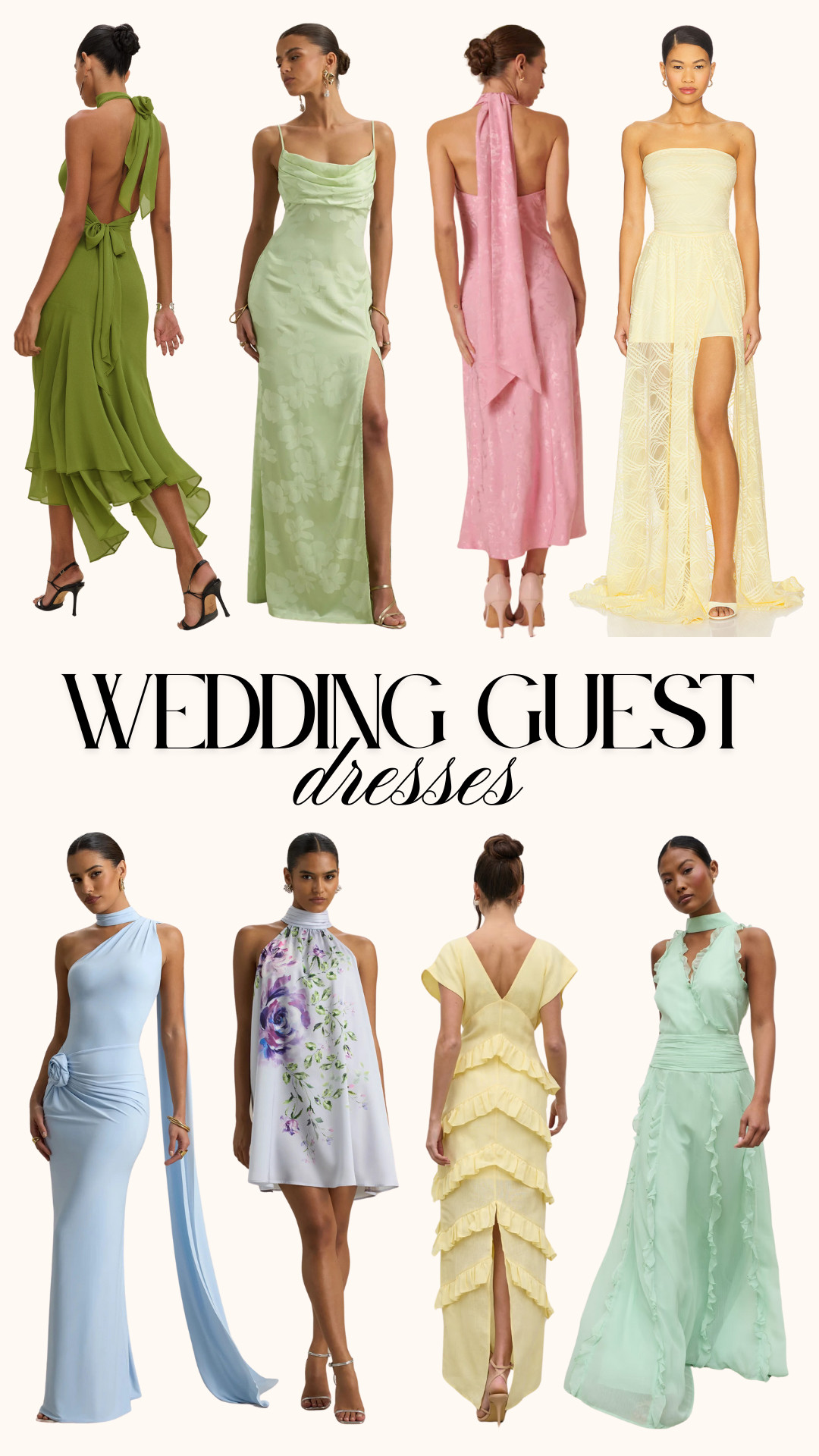 new in wedding guest dresses 🤍 which is your favourite? 🫶🏼 

 

#LTKsummer #LTKwedding #LTKdresses