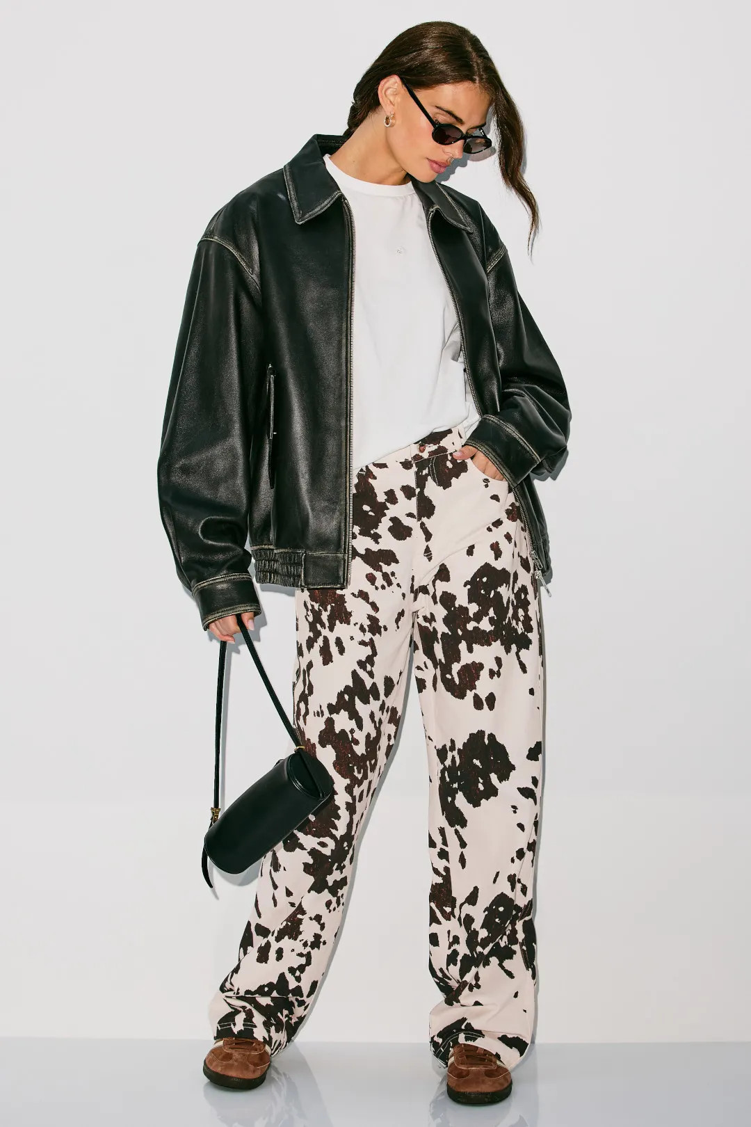Twill Pant In Pony Hair | Rent the Runway