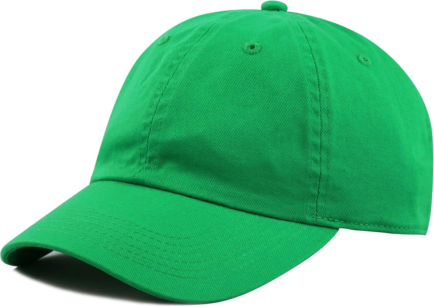 Kids Washed Low Profile Cotton and Denim UPF 50+ Plain Baseball Cap Hat | Amazon (US)