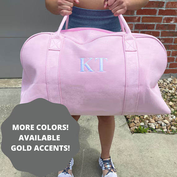 Personalised Bag / Duffle Bag / Baby Bag / Monogrammed Weekender Bags / Hospital Bag / Gracie Duf... | Etsy (US)