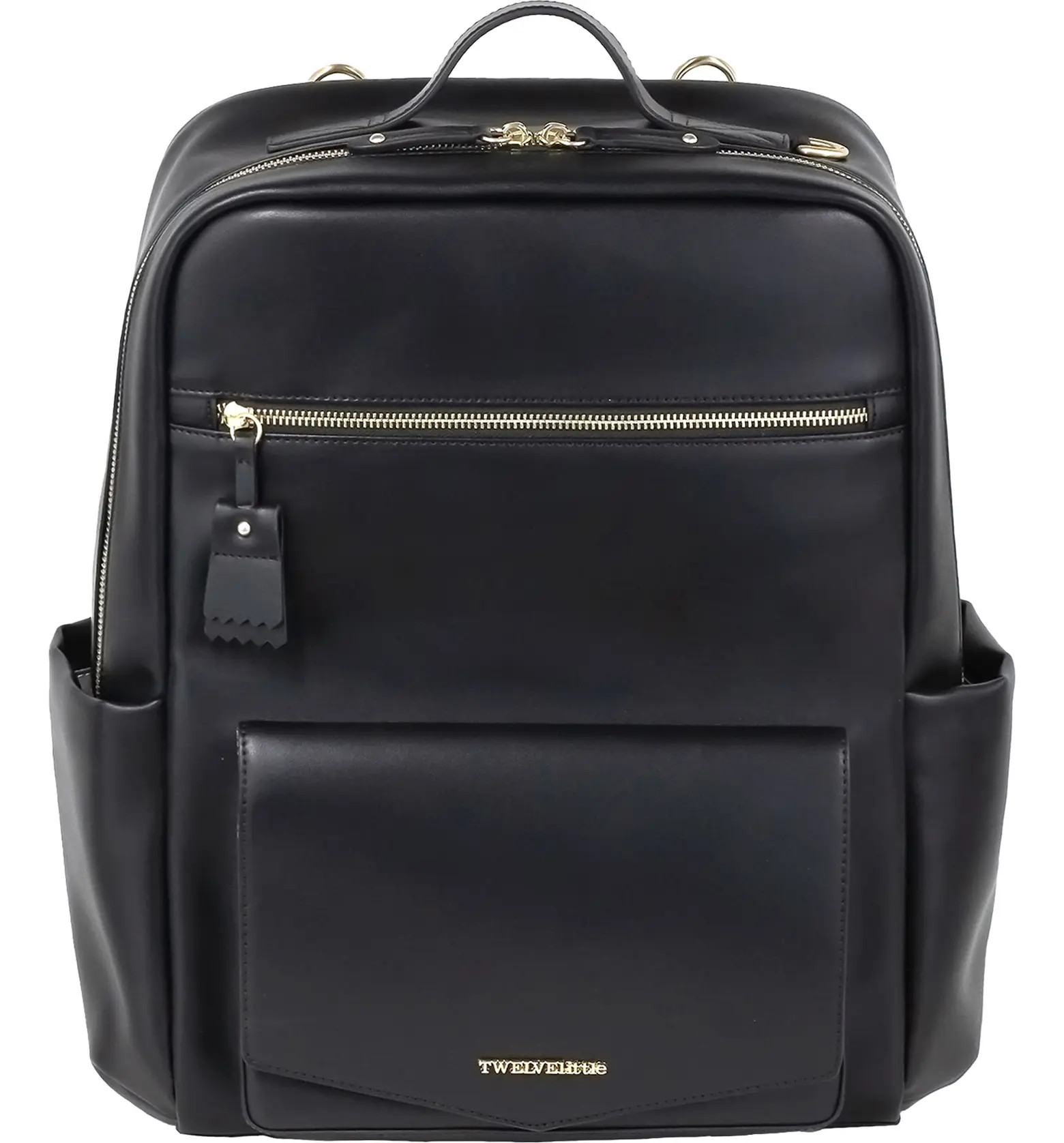 TWELVElittle Peek-A-Boo Faux Leather Diaper Backpack | Nordstrom | Nordstrom