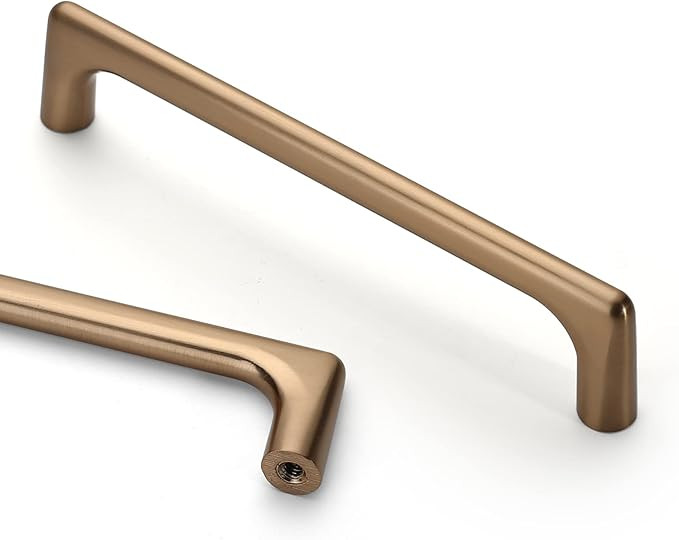 Asidrama 10 Pack 5 Inch(128mm) Champagne Bronze Cabinet pulls Kitchen Cabinet Handles, Cabinet Pu... | Amazon (CA)