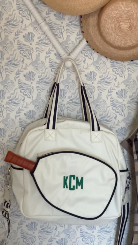 My pickleball bag holds all our family’s pickleball paddles, balls, towels, sunscreen bag, and has side compartments for water bottles. Monogramming options too. Great Mother’s Day gift. 

#LTKVideo #LTKGiftGuide #LTKActive