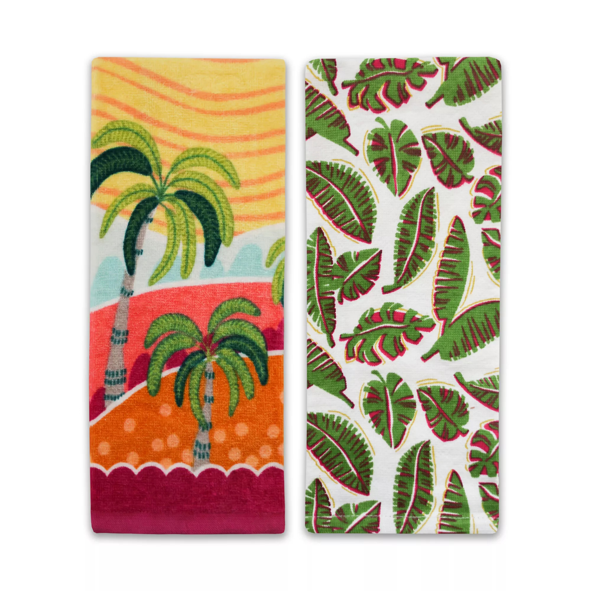 Celebrate Together™ Summer 2-Pack Tropical Print Kitchen Towels | Kohl's