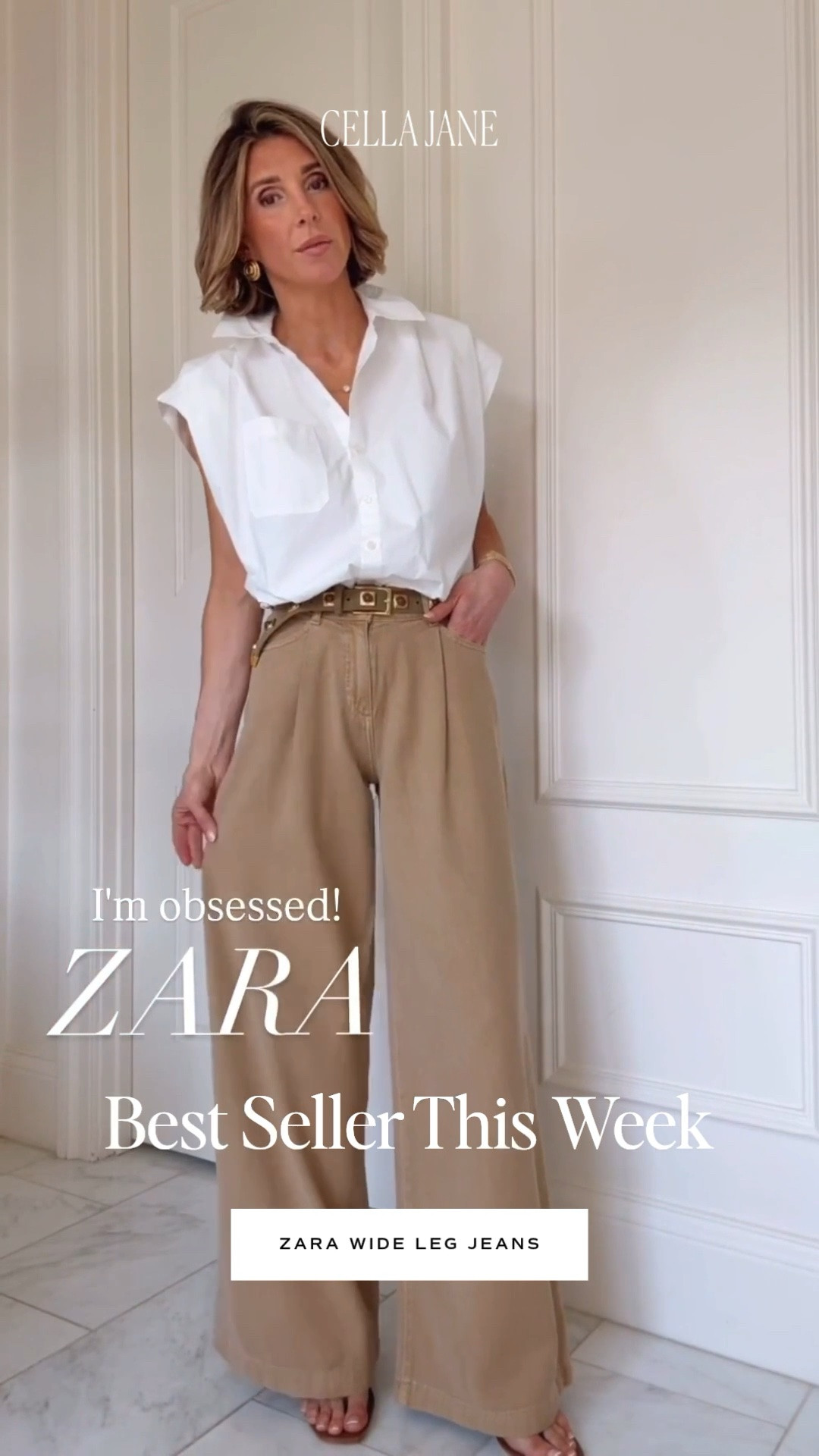 The @Zara wide leg jeans are a BEST SELLER this week! 

Shop them all here ➡️

#LTKsummer #LTKjeans