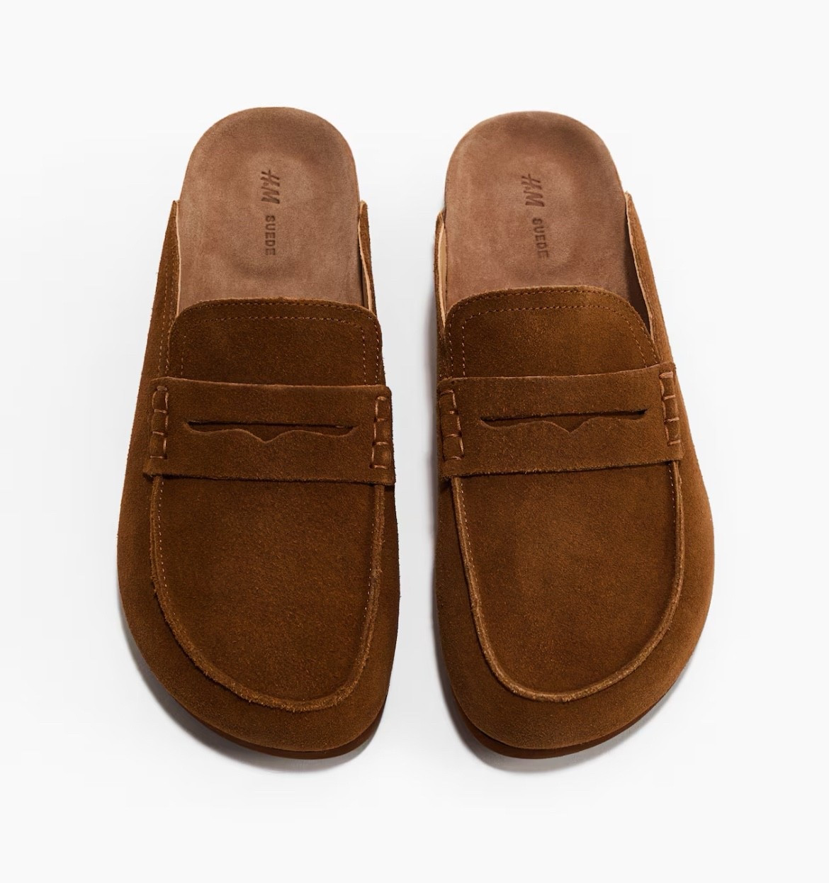 Camel suede loafer mules 

#LTKSeasonal
