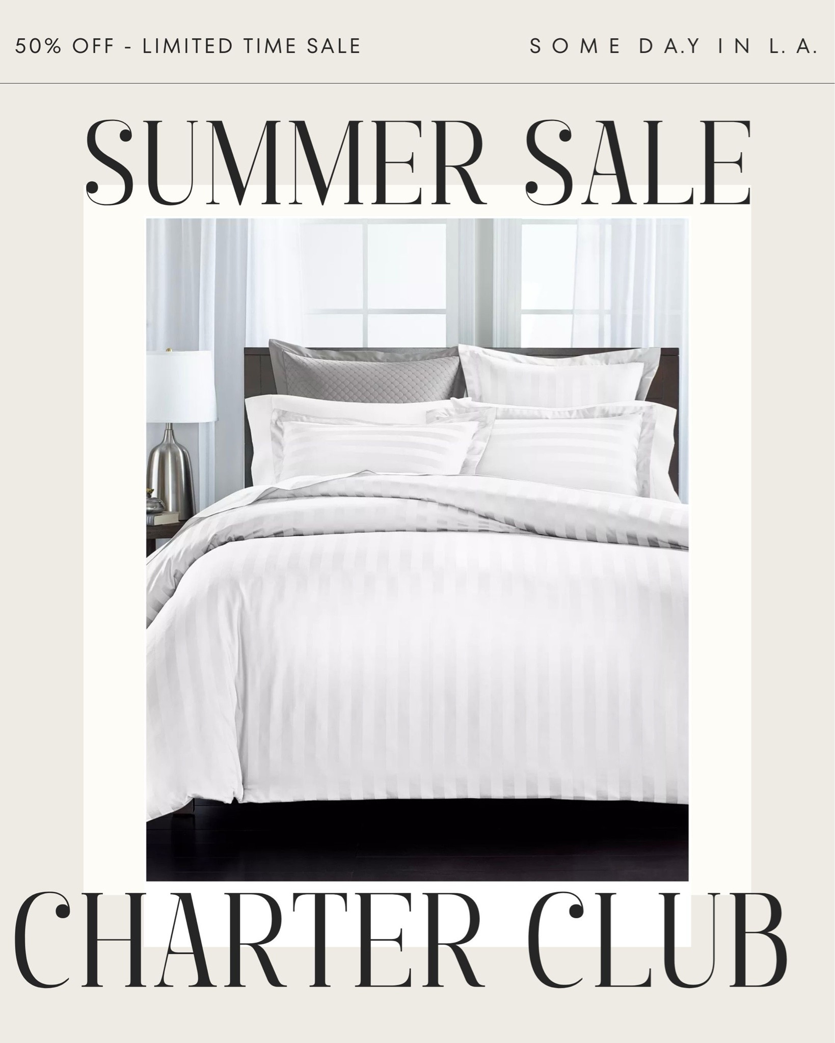 My Charter Club white on white striped Duvet Set is 50% off!! Limited time sale!! 

I’ve had mine for 5 years, it’s washed and held up BEAUTIFULLY!! Does NOT look old. I’m thinking about buying another one to have as back stock!! 

#LTKSeasonal #LTKSaleAlert #LTKHome