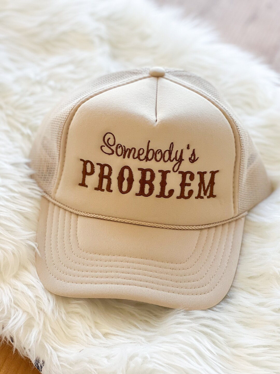 Somebody’s Problem Trucker Hat - Foam Vintage Trucker Hat Unisex Adult Size - Etsy | Etsy (US)