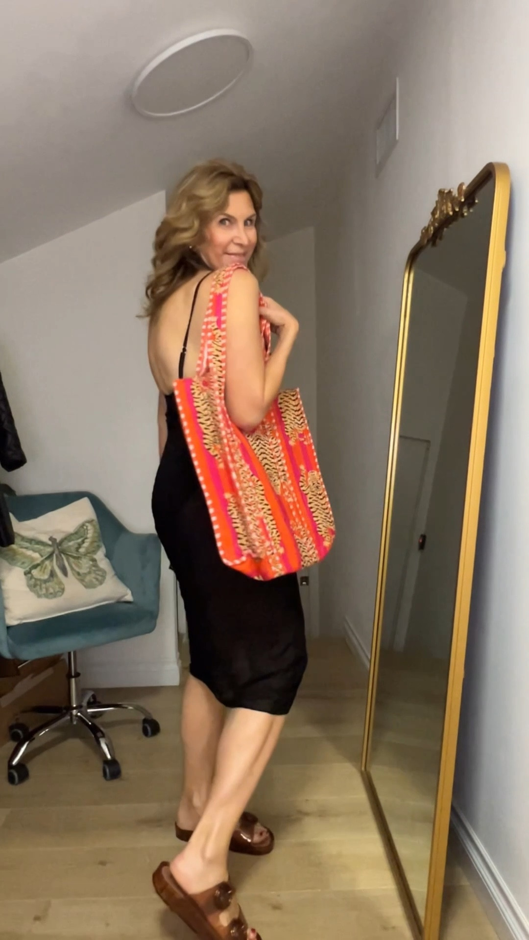 Spring break pieces. I’m wearing my usual size medium in everything. Went down a size in the slides. 

#LTKootd #LTKSaleAlert #LTKOver40