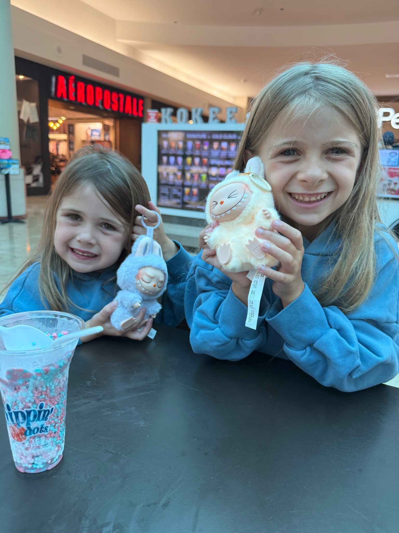 The smiles on their faces say it all! We finally got Labubus! Their matching sweatsuits are linked! 

#LTKKids #LTKFamily