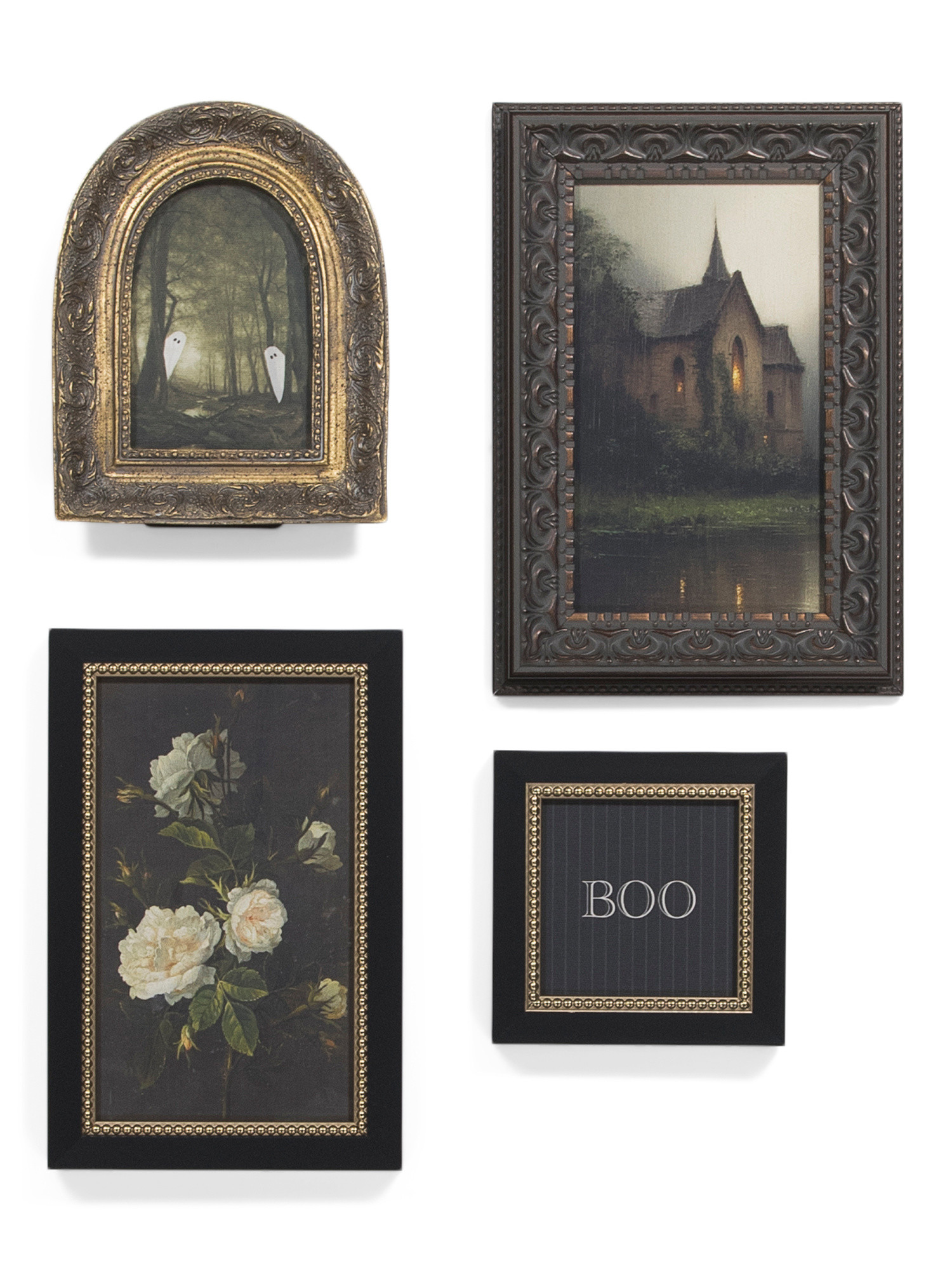 4pc Haunted Forest Wall Art Set | TJ Maxx