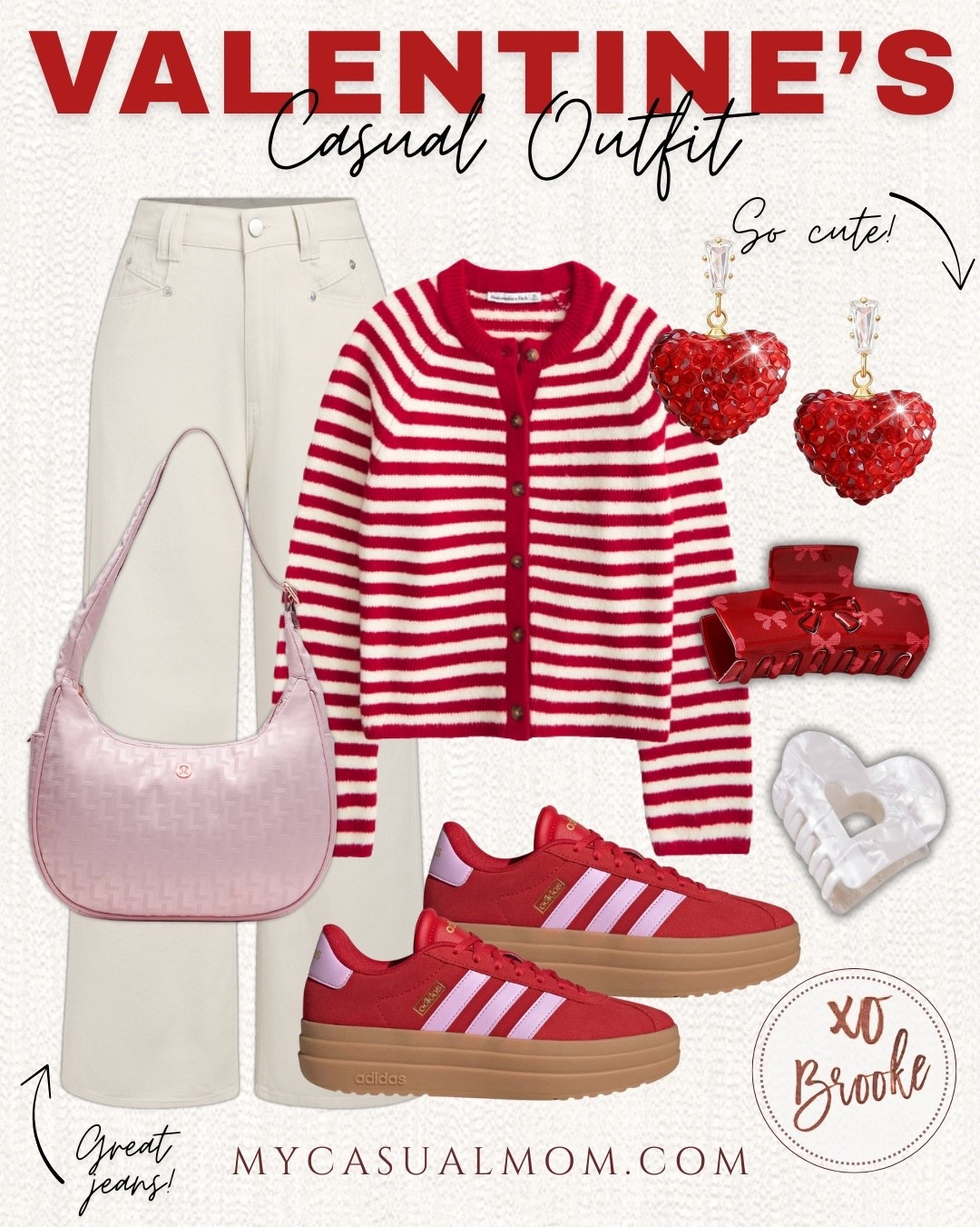 Valentines casual outfit 

#LTKSeasonal #LTKSaleAlert #LTKGiftGuide