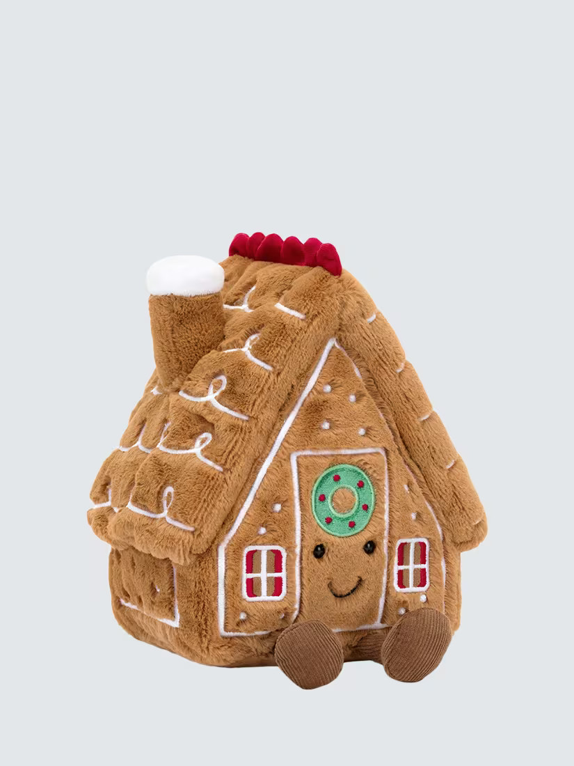 Jellycat Amuseables Gingerbread House Soft Toy | John Lewis (UK)